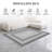 Chezare Gray Braided Reversible Indoor/Outdoor Area Rug with Rectangular Border Design-2116994521