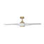 Visual Comfort Fan Touro Smart 60 LED Indoor Ceiling Fan with Threaded Downrod, Dark Walnut ABS blades and Handheld Remote-51586988-51586989