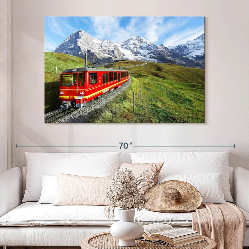 Mehar Bernese Highlands Train, 34" H x 51" W