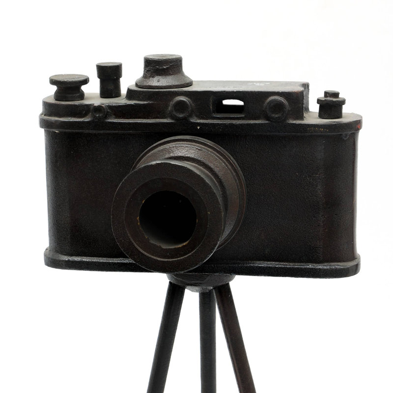 Decorative Aluminium Camera-Table Décor-Tabletop Object-8X4.5X14.5"