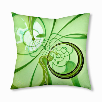 Abstract Reversible Throw Pillow