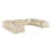 Beige Genuine Leather