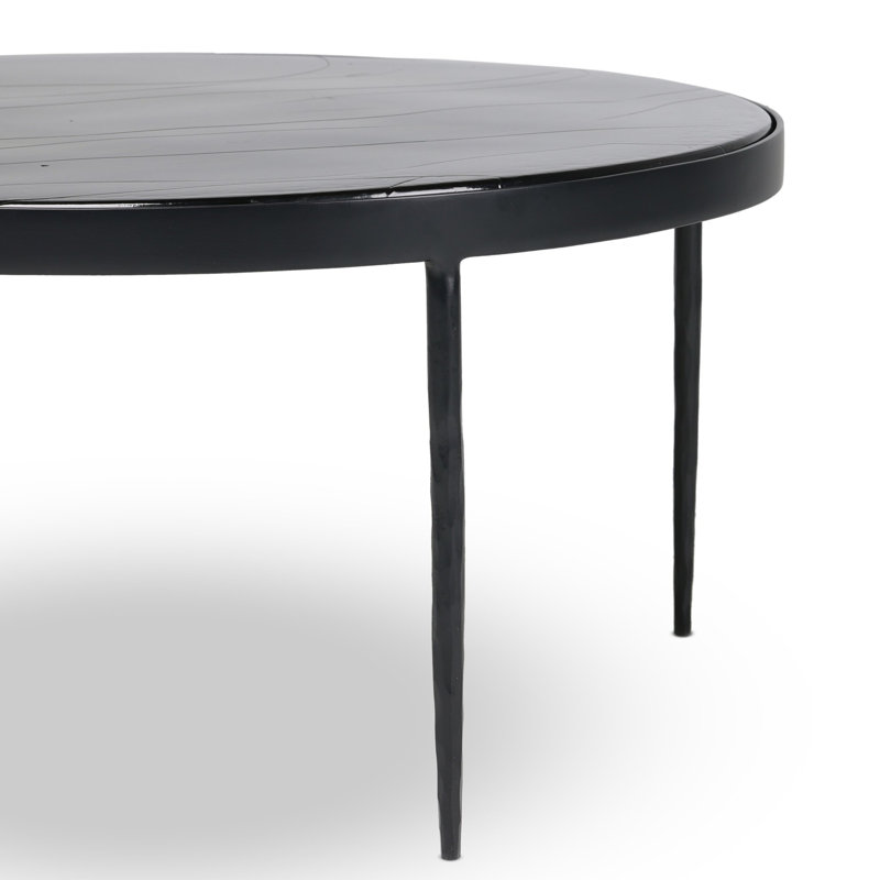 Yoko Coffee Table, 16.25" H x 32" L x 32" W, Moss