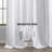 Clem Heavy Faux Linen Light Filtering Curtains For Bedroom & Living Room Curtains - Single Panel Drapes-54831881-54831925