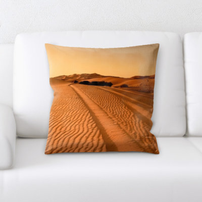 Coussin coucher de soleil Desert