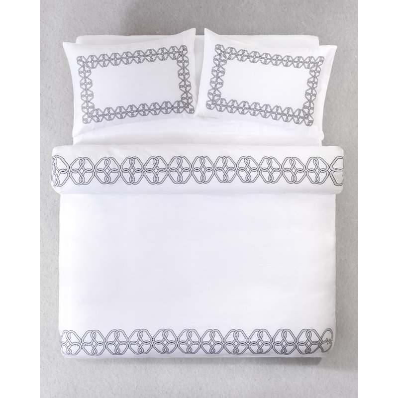 Ensemble de valises Tied Ovals, Housse de couette grand + 2 grandes taies décorat