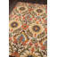 Tapis multicolore en laine touffeté à la main à motif floral Amalee-998622041