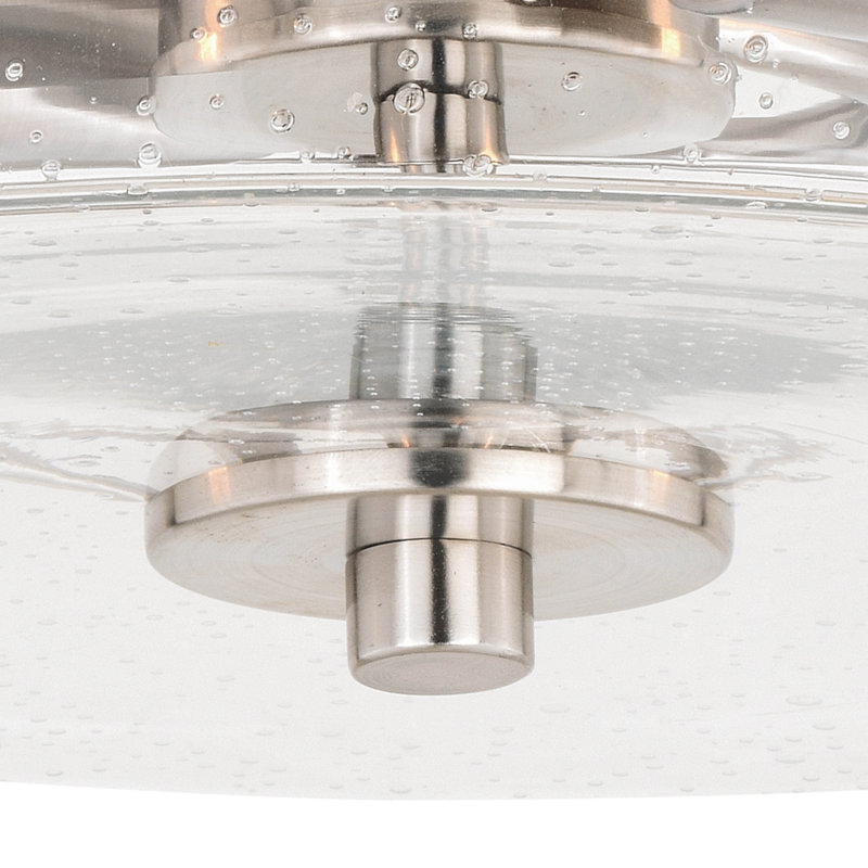 Antonia Glass Semi Flush Mount