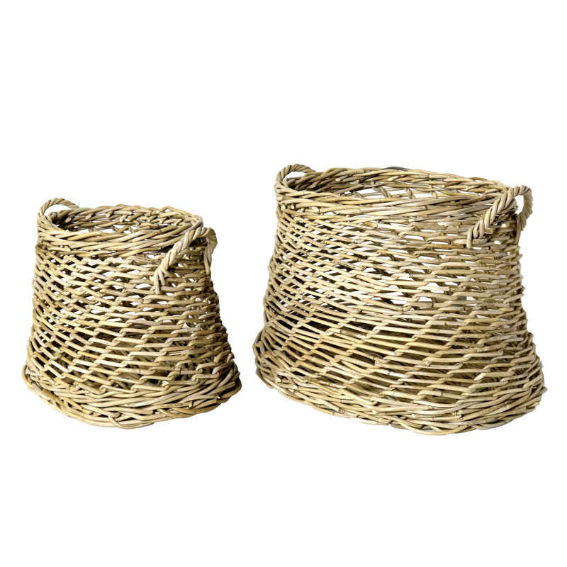 Rattan Oval Basket Set