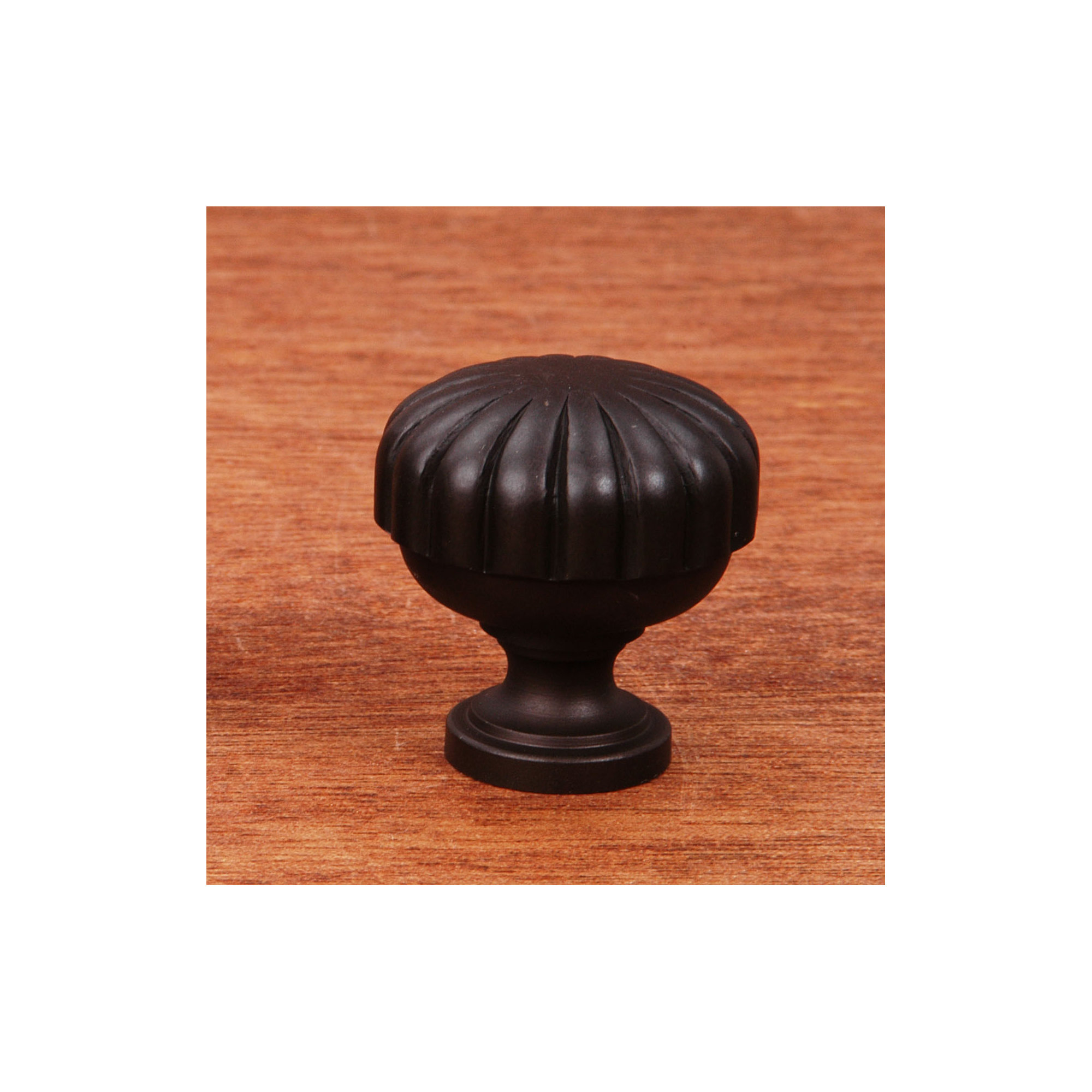 Smooth Melon Mushroom Knob CK Series, Oil Rubbed Bronze