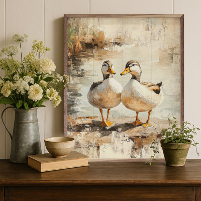 Couple de canards bruns par Petals Prints Design