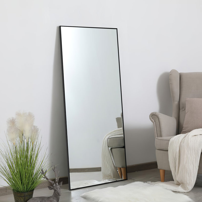 Miroir de salle de bain mural Talma, H 59 po x l 19 po, Noir