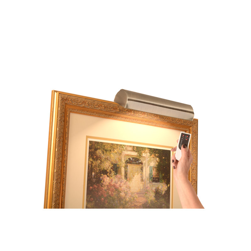 Luminaire pour tableau mural à DEL à intensité variable avec télécommande, H 1,87 po x l 11,5 po x P 7,5 po