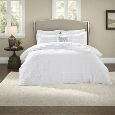 King/cal King Bedding Sets, Cotton Blend, Elegant Quilted Design With Decorative Pillow