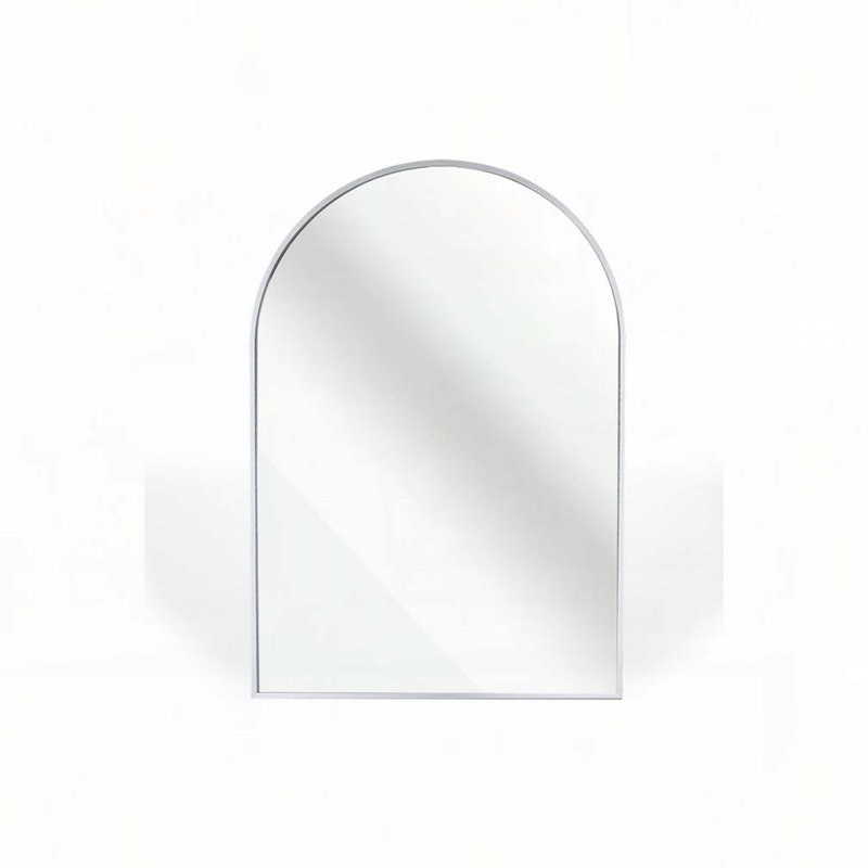 Miroir mural pour salle de bain, Argent argent, 36 po x 24 po