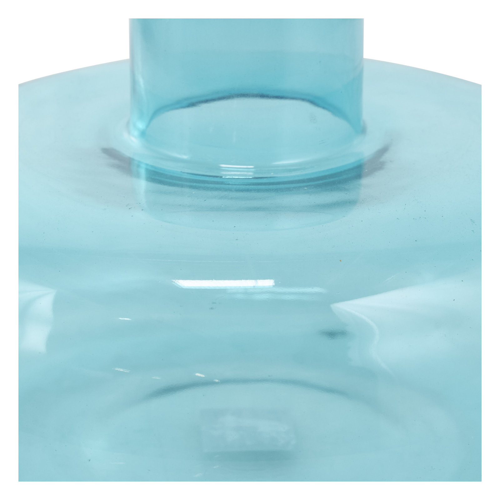 Glass Table Vase, Blue