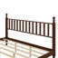 Lit plateforme très grand en bois avec tête de lit en forme de gourde, lit plateforme de style rétro avec support à lattes en bois, noyer-1620755370-1620755383