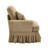 Sofa LSF Chenille W/1 Pillow -Light Coffee
