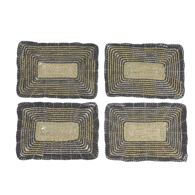 Franich Jute Abstract Rectangle Placemat