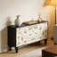 Commode d'entrée Mid-Century en bois massif-461952692
