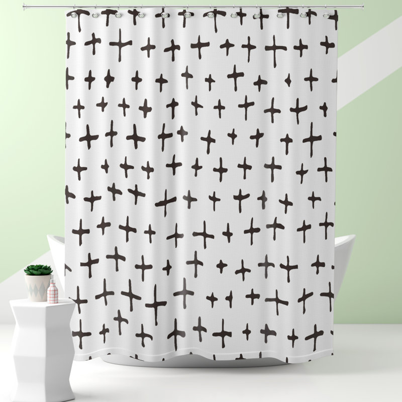 Rideau de douche simple Donnie