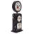 Analog Metal Quartz Movement / Crystal Tabletop Clock in Black