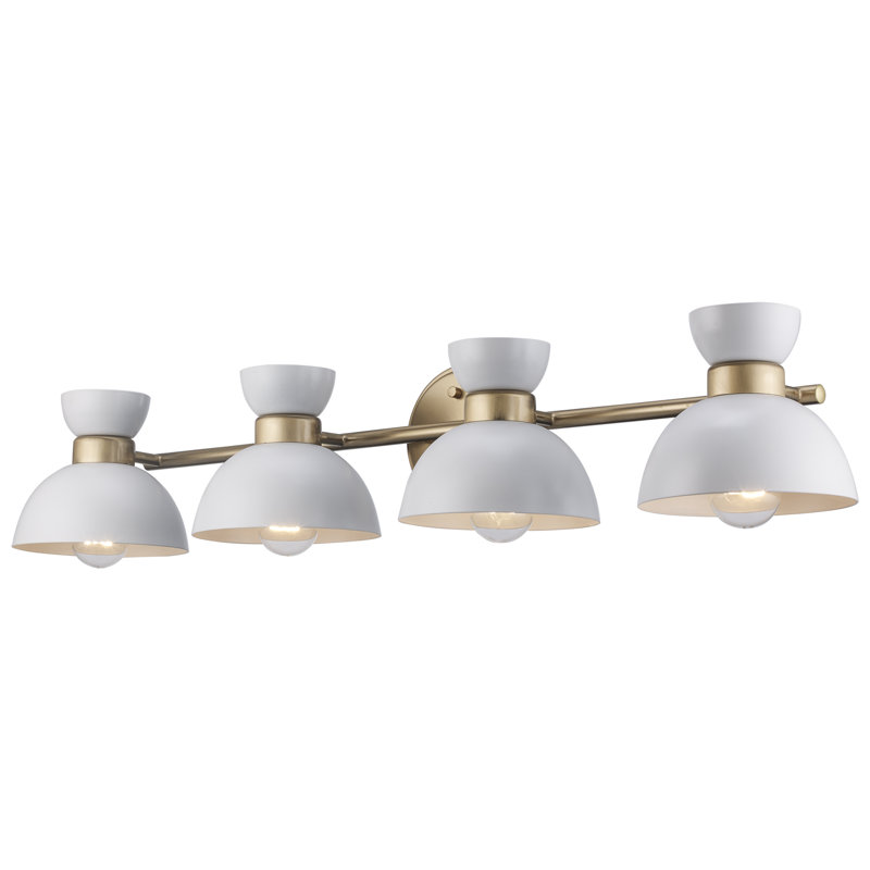 Sherren 4 - Light Dimmable Vanity Light, Antique Gold