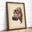Hippopotamus Study Botanical - Framed Print-2047590961-2047590962