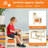Swinehart Kids 3 Piece Square Play Or Activity Table and Chair Set-1544328363
