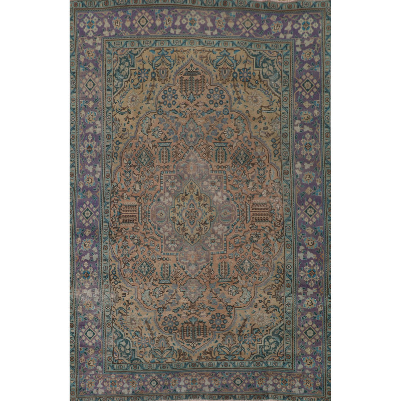 Tapis traditionnel en laine sur-teint 7 x 11
