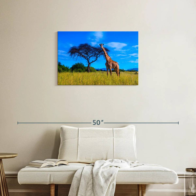 Girafe du parc national Brampt Ruaha, H 20 po x l 30 po
