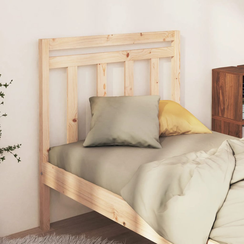 Solid Wood Headboard, 100cm H x 106cm W x 4cm D