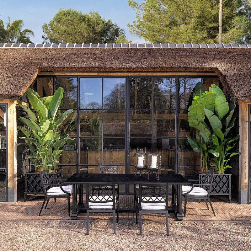 Bell Rive Dining Table, Black