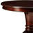 Espresso Accent Table With Pedestal Base