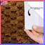 Rideau de douche à motif floral brun très long-1001040383
