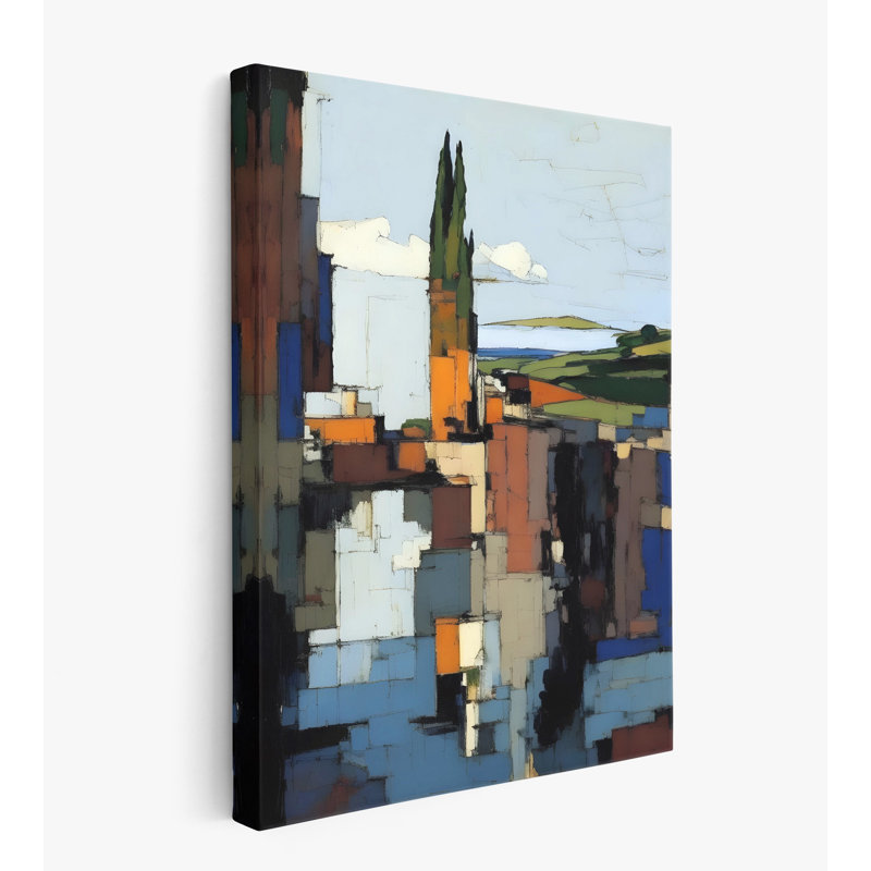 Suburban Landscape, 32" H x 24" W