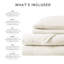 Ensemble de draps pour lit très grand 4 pièces-33090716-33090721
