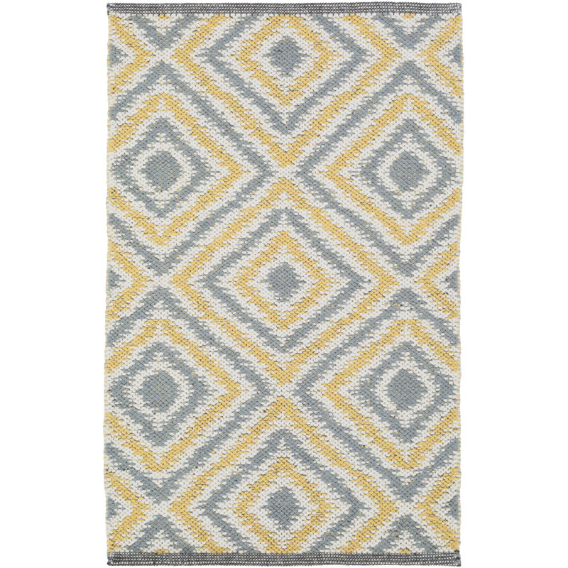 Halycon Wool Geometric Indoor Rug, Rectangle 2' x 3'