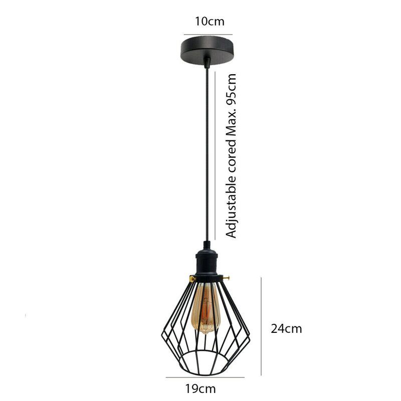 Auten 1 - Light Black Single Pendant