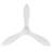 3-Blade Modern Farmhouse Smart LED Ceiling Fan with Dimmable Light and Remote Control-647101852-638042302
