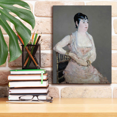 Red Barrel StudioÂ®'Lady In Pink' By Stellar Design Studio, Giclee Canvas Wall Art -  House of HamptonÂ®, 302670D69EBA4BC59B304EC0203093EE