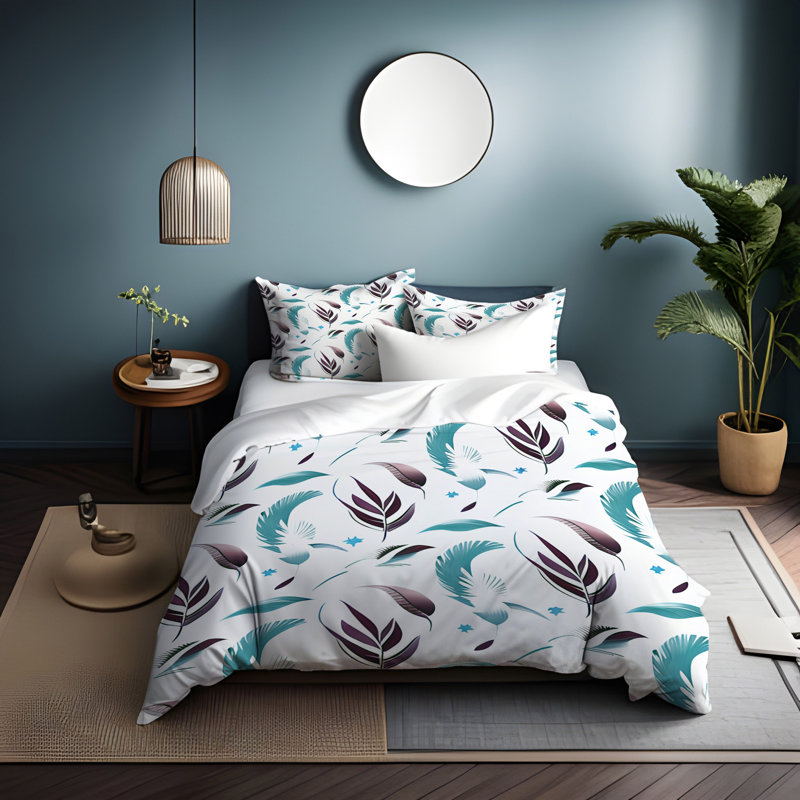 Polyester Duvet Cover, King Duvet Cover + 2 King Shams