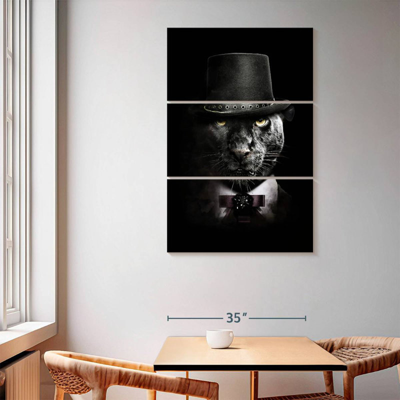 Brampt Classy Panther, 65" H x 42" W