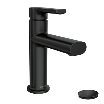 Robinet de salle de bain monotrou avec drain Moen Meena