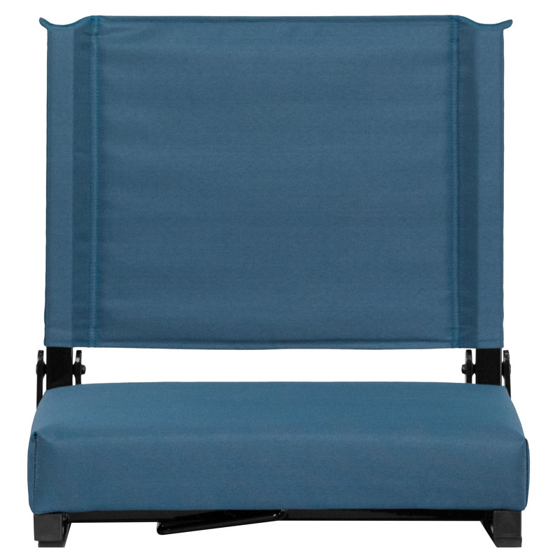 Sièges de confort grand format par Flash - fauteuil de stade léger avec poignée et siège ultra-rembourré, Vert