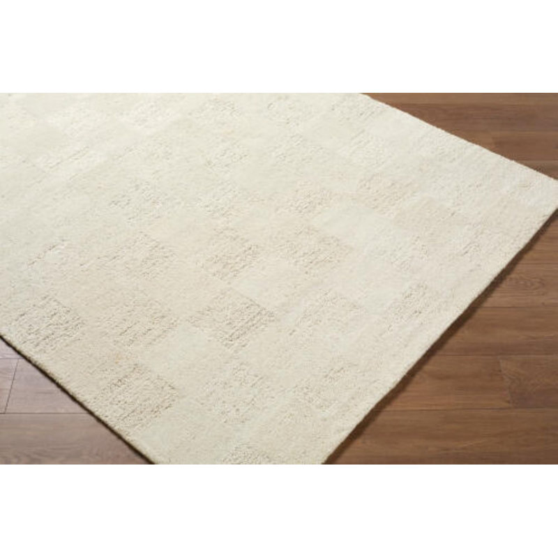 Bratcher Handmade Area Rug, Rectangle 8' x 10', Tan