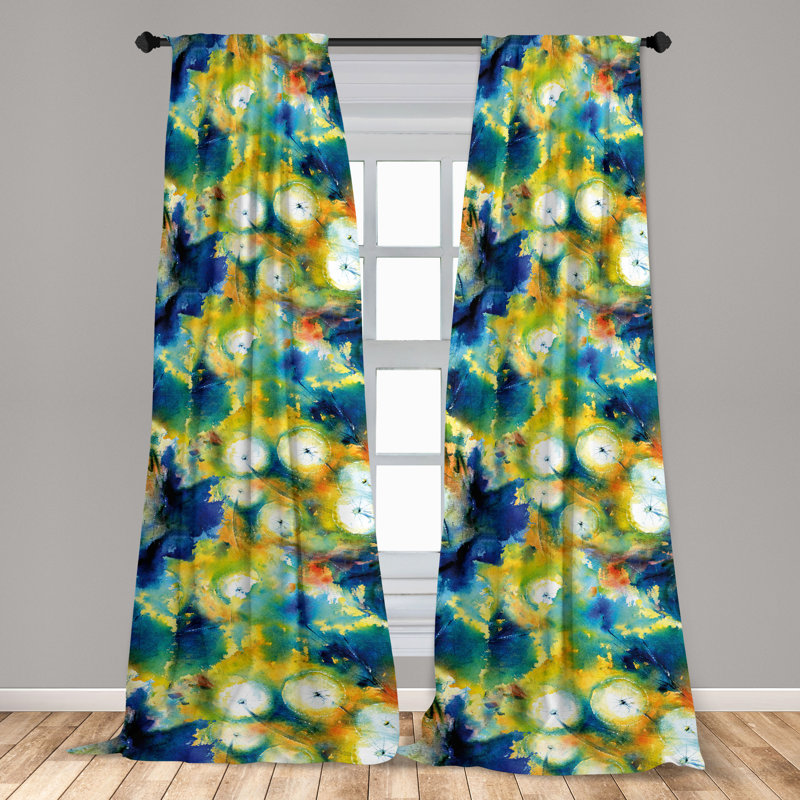 Semi Sheer Curtain Pair, 28" W x 95" L