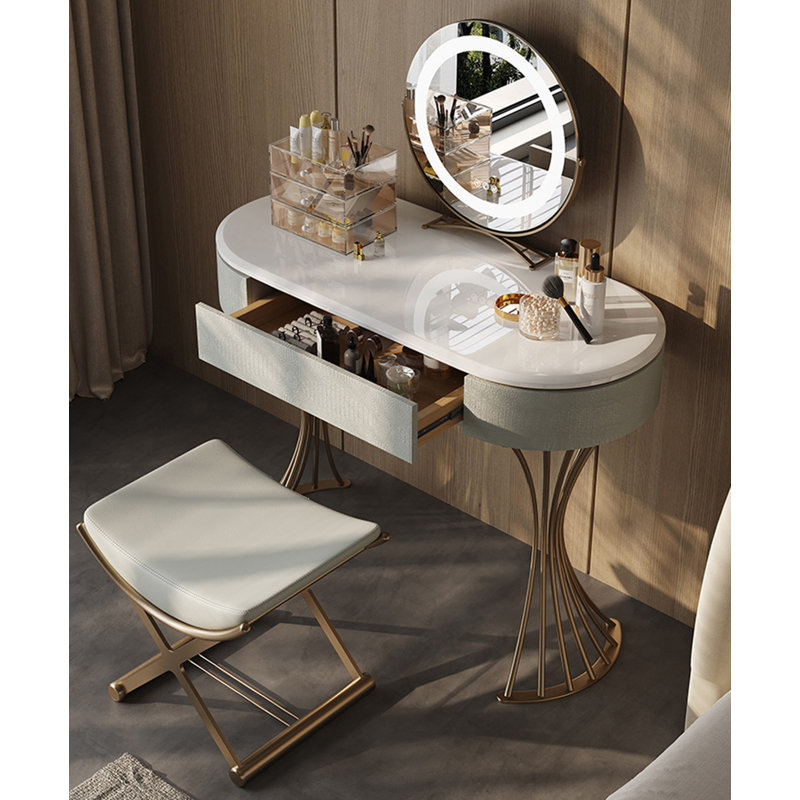 Coiffeuse moderne en pierre frittée