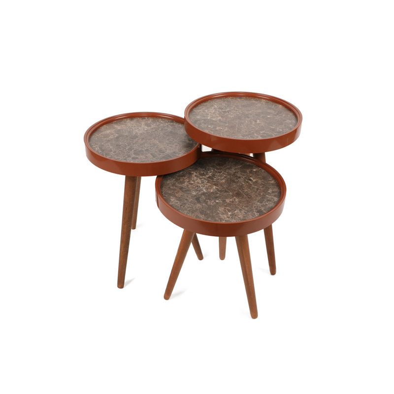 Tables gigognes 3 plateaux