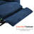 Dual Motor Power Recliner Lift Chair with Arm Storage, Vibration Massage & Dual Heating, Infinite Position-1702508513